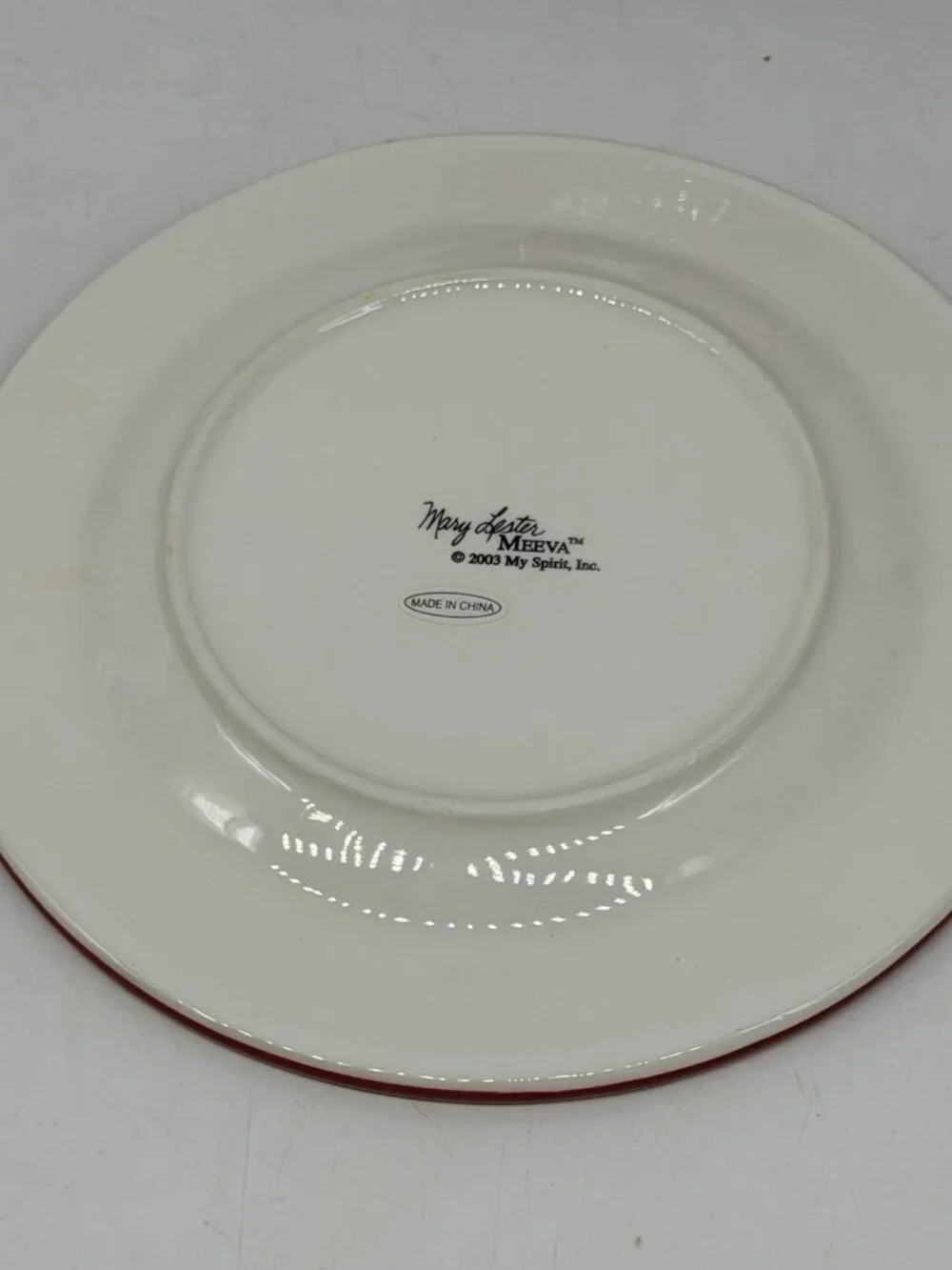 Mary Lester “Meeva” The Christmas Diva 2003 Dessert Plates